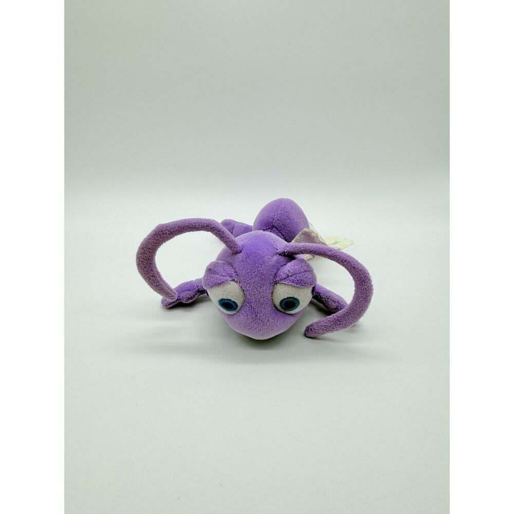 Disney A Bugs Life Princess Dot Violet Purple Plush Stuffed Animal Toy Vtg 7"